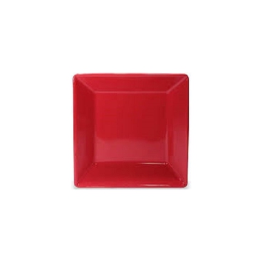 Travessa quadrada vermelha